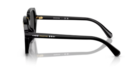 Sonnenbrille Swarovski-  0SK6034D - 100187 - Schwarz -  Größe(n) 56 (L)