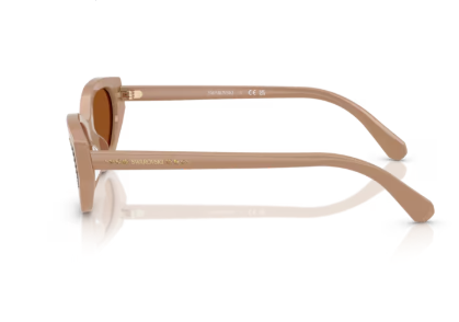 Sonnenbrille Swarovski- 0SK6030 - 106173 - Beige - Größe(n) 52 (S)