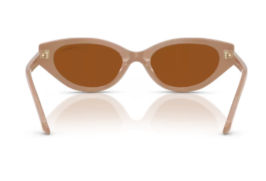 Sonnenbrille Swarovski- 0SK6030 - 106173 - Beige - Größe(n) 52 (S)