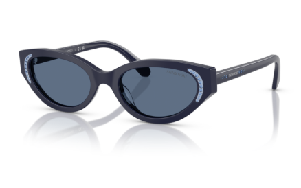 Sonnenbrille Swarovski- 0SK6030 - 100455 - Blau - Größe(n) 52 (S)