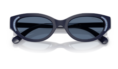 Sonnenbrille Swarovski- 0SK6030 - 100455 - Blau - Größe(n) 52 (S)