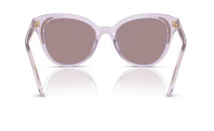 Sonnenbrille Swarovski- 0SK6031 - 1079LA - Flieder transparent - Größe(n) 53 (L)