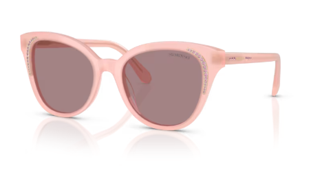 Sonnenbrille Swarovski- 0SK6031 - 10317N - Rosa milchig - Größe(n) 53 (L)