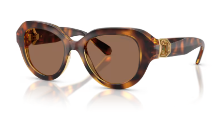 Sonnenbrille Swarovski-  0SK6037 - 100273 - Havana - Größe(n) 50 (XS)