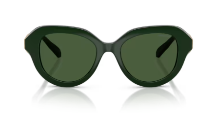 Sonnenbrille Swarovski- 0SK6037 - 102671 - Grün einfarbig - Größe(n) 50 (XS)