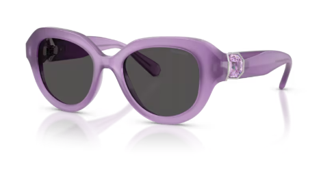 Sonnenbrille Swarovski- 0SK6037 - 107587 - Milky lilac -  Größe(n) 50 (XS)