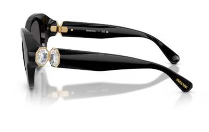 Sonnenbrille Swarovski- 0SK6037 - 100187 - Schwarz - Größe(n) 50 (XS)