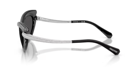 Sonnenbrille Swarovski-  0SK6038 - 100187 - Schwarz - Größe(n) 56 (L)