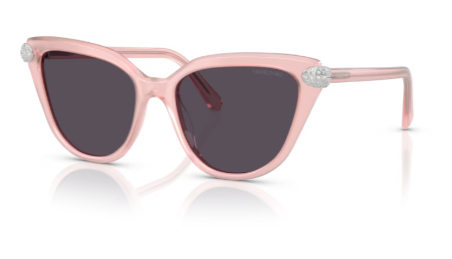 Sonnenbrille Swarovski- 0SK6039 - 1041P5 - Rosa milchig - Größe(n) 56 (L) - Transition pink