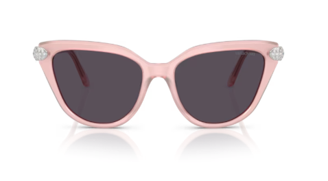 Sonnenbrille Swarovski- 0SK6039 - 1041P5 - Rosa milchig - Größe(n) 56 (L) - Transition pink