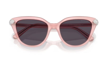 Sonnenbrille Swarovski- 0SK6039 - 1041P5 - Rosa milchig - Größe(n) 56 (L) - Transition pink