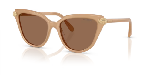 Sonnenbrille Swarovski- 0SK6039 - 2002OK - Beige milchig - Größe(n) 56 (L)