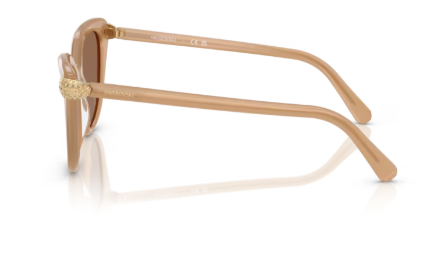Sonnenbrille Swarovski- 0SK6039 - 2002OK - Beige milchig - Größe(n) 56 (L)