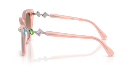 Sonnenbrille Swarovski- 0SK6041 - 104114 - Rosa milchig - Größe(n) 53 (XL)