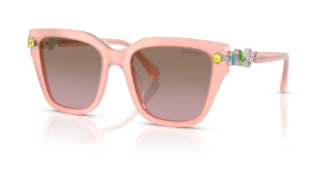 Sonnenbrille Swarovski- 0SK6041 - 104114 - Rosa milchig - Größe(n) 53 (XL)