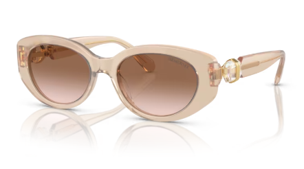Sonnenbrille Swarovski - 0SK6002 - 103413 - Transparent beige - Größe(n) 53 (S) -