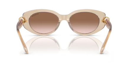 Sonnenbrille Swarovski - 0SK6002 - 103413 - Transparent beige - Größe(n) 53 (S) -