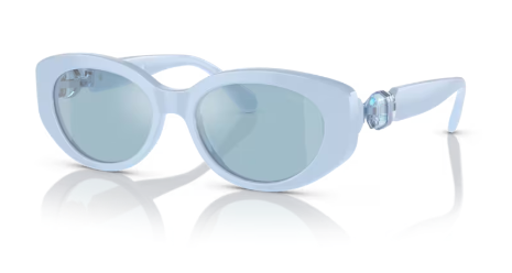 Sonnenbrille Swarovski - 0SK6002 - 1006N1 - Hellblau - Größe(n) 53 (S)