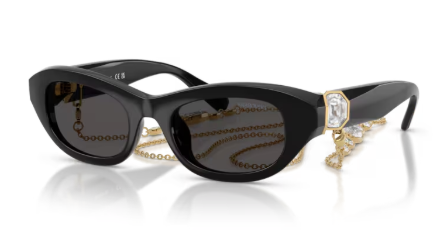 Sonnenbrille Swarovski - 0SK6036U -  107687 - Schwarz - Größe(n) 50 (XS)
