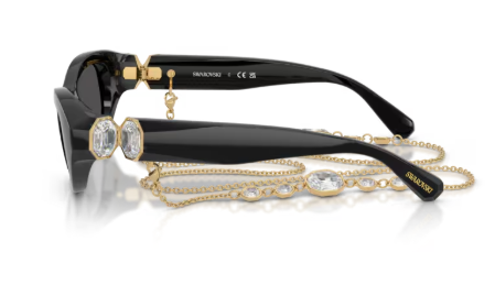 Sonnenbrille Swarovski - 0SK6036U -  107687 - Schwarz - Größe(n) 50 (XS)