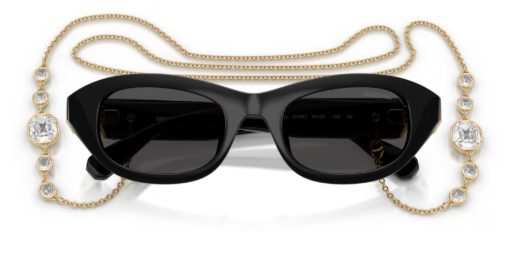 Sonnenbrille Swarovski - 0SK6036U -  107687 - Schwarz - Größe(n) 50 (XS)