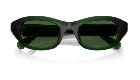 Sonnenbrille Swarovski - 0SK6036U - 108171 - Milky dark green - Größe(n) 50 (XS)