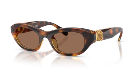 Sonnenbrille Swarovski - 0SK6036U -  100273 - Havana - Größe(n) 50 (XS)