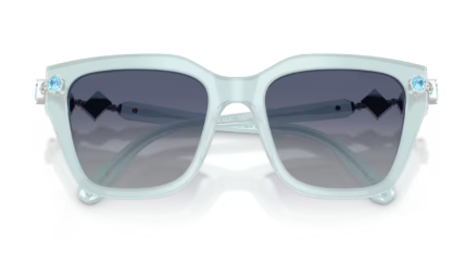 Sonnenbrille Swarovski- 0SK6041 -  10244L - Hellblau transparent - Größe(n) 53 (XL)