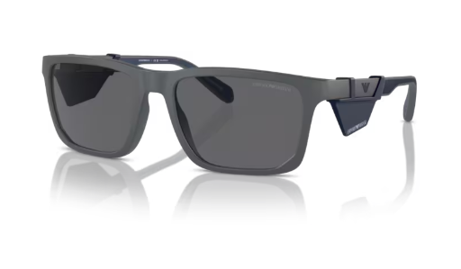 Emporio Armani 0EA4219 - 610387 - Matt dunkelgrau - Größe(n) 57 (XL) - Glasfarbe  Polar grau