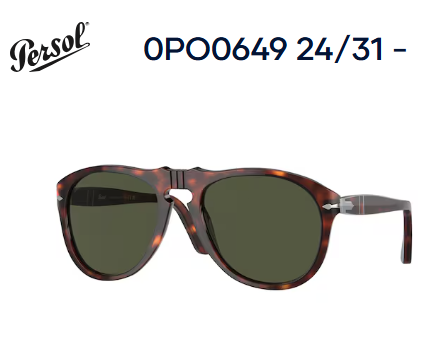 Persol Sonnenbrille - 0PO0649 24/31 - - Größe: 54- Farbe: Havana