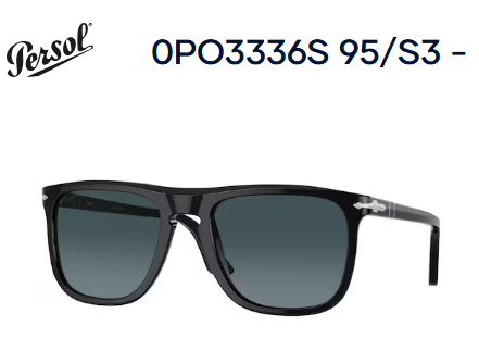 Persol Sonnenbrille - 0PO3336S 95/S3- Größe: 57- Farbe: Schwarz