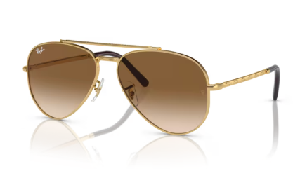 Sonnenbrille Ray Ban 0RB3625 - New aviator - 001/51 - Arista gold - Größe(n) 58 (L) - Sofort Lieferbar