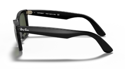 Sonnenbrille Ray Ban 0RB4340 - Wayfarer - 601 - Schwarz - Größe(n) 50 (M) - Sofort Lieferbar