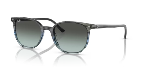 Sonnenbrille RayBan - 0RB2197 - Elliot - 1391GK - Grau gestreift & blau -Größe(n) 54 (M) - Sofort Lieferbar