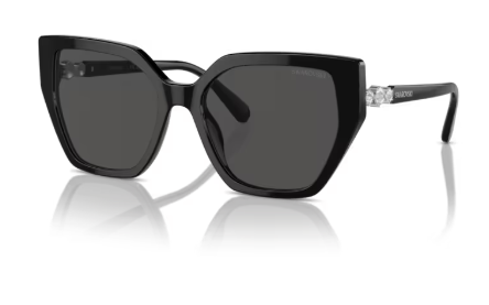 Sonnenbrille Swarovski 0SK6016 - 100187 - Schwarz -  Größe(n) 56 (M)