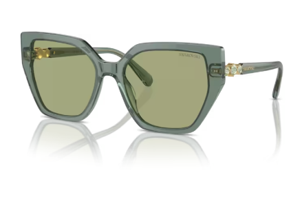Sonnenbrille Swarovski 0SK6016 - 104382 - Transparent grün - Größe(n) 56 (M)