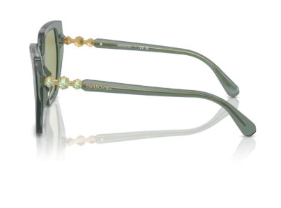 Sonnenbrille Swarovski 0SK6016 - 104382 - Transparent grün - Größe(n) 56 (M)