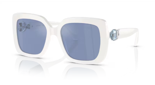 Sonnenbrille Swarovski 0SK6001 - 100355 - Weiß - Farbe Weiß - Größe 55