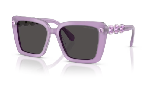 Sonnenbrille Swarovski 0SK6032 -107587 - Milky lilac -  Farbe : Miky lilac - Größe 55