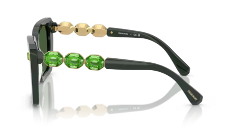 Sonnenbrille Swarovski- Sunglasses Swarovski 0SK6032 - Farbe  102671 - Grün