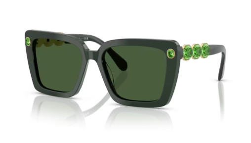 Sonnenbrille Swarovski- Sunglasses Swarovski 0SK6032 - Farbe  102671 - Grün