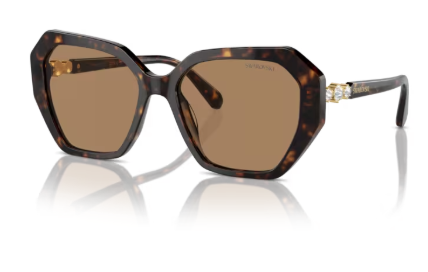 Sonnenbrille Swarovski 0SK6017 - 1002M4 - Dunkelhavana - Größe(n) 56 (M) - Phototrop